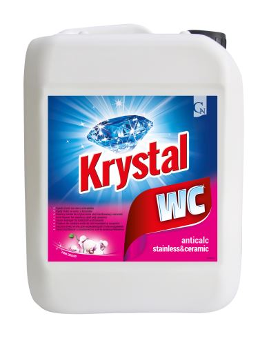 Krystal WC cleaner růžový 5l