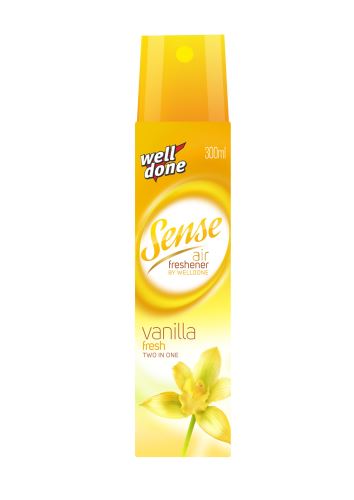 Sense Osvěžovač vzduchu Vanilla 300ml sprej Welldone