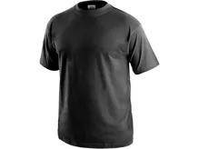 POT./UPR. Tričko CXS DANIEL, krátký rukáv, černé, vel. 5XL