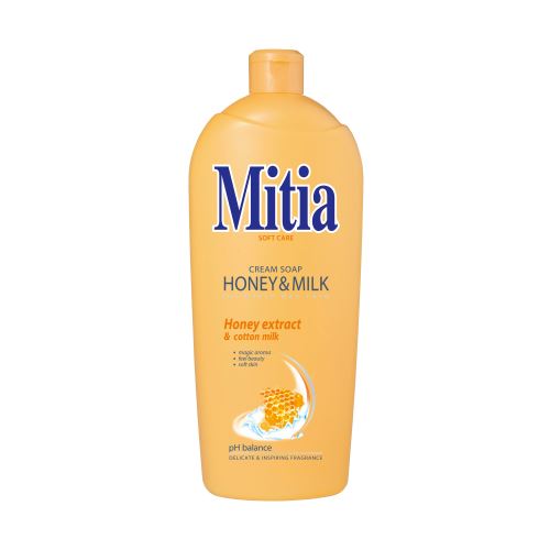Mitia tekuté mýdlo 1l Honey&Milk