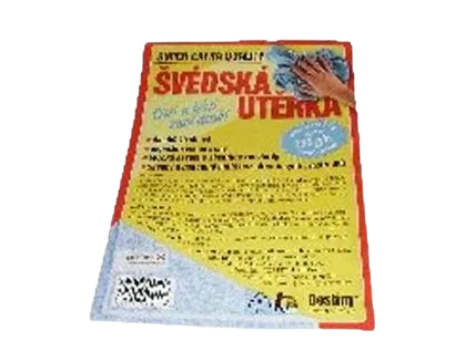 Švédská utěrka 40x40cm barevná HYGE (9988465) 250g
