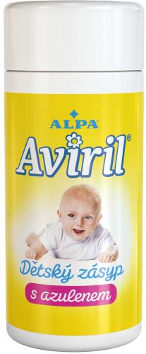 ALPA Aviril dětský zásyp s azulenem 100g, sypačka