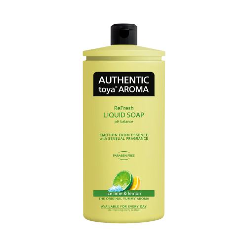 Authentic toya aroma tekuté mýdlo 600ml náplň Ice lime&Lemon