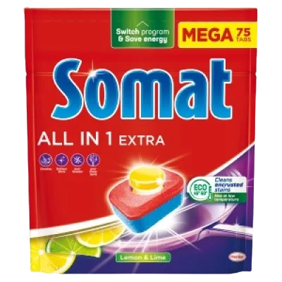 Somat All in 1 Lemon & Lime tablety 75ks