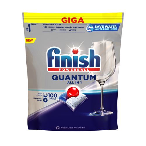 Finish Quantum All in 1 kapsle do myčky nádobí 100 ks
