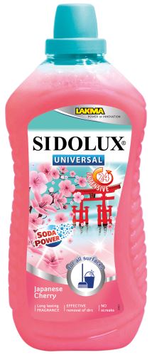 SIDOLUX UNIVERSAL soda power s vůní Japanese cherry 1l