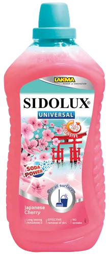 SIDOLUX UNIVERSAL soda power s vůní Japanese cherry 1l