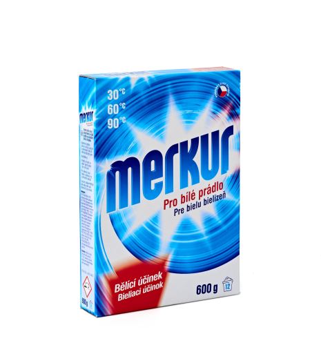 Merkur pro bílé prádlo prací prášek 600g