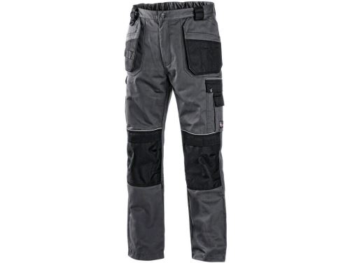 Kalhoty do pasu CXS ORION TEODOR PLUS, pánské, šedo-černé, vel. 46