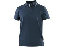 Polokošile CXS HENRY, pánské, krátký rukáv, modro-bílá_(1)