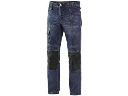 Kalhoty jeans NIMES I, pánské, modro-černé_(1)