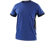 Tričko CXS OWEN, krátký rukáv, pánské, modro-černé_(1)