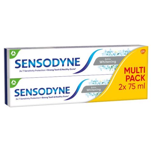 Sensodyne 75ml(2ks/bal) DUO extra white zubní pasta