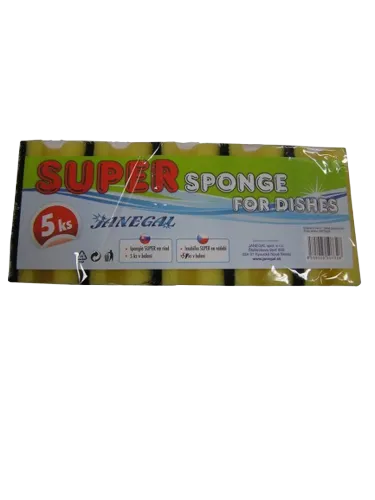 Houba na nádobí super tvarovaná, 5ks