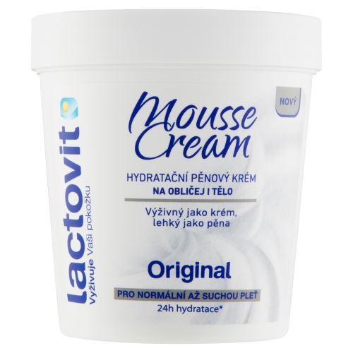 Lactovit Originál Mousse cream hydratační pěnový 250ml 