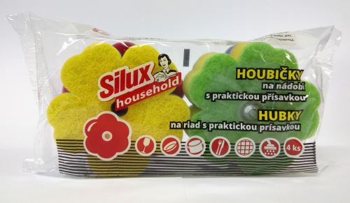 Silux household houbička 4ks kytička