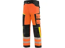 Kalhoty CXS BENSON výstražné, pánské, oranžovo-černé_(1)
