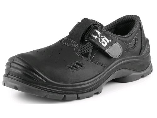 Obuv sandál CXS SAFETY STEEL IRON S1, černý