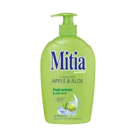 Mitia tekuté mýdlo 500ml Apple&amp;Aloe s dávkovačem