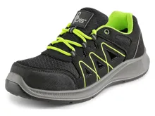 Obuv CXS TEXLINE VUKA S1P, polobotka, černo-zelená_(1)