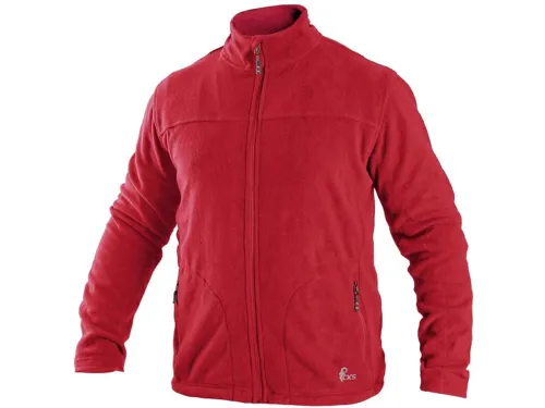Mikina CXS GRANBY, pánská, fleece, červená_(1)