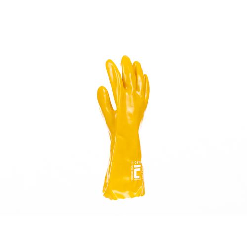 STANDARD PLUS rukavice 35cm PVC žlutá 10