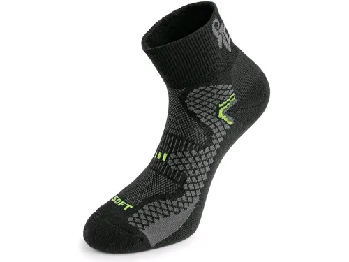Ponožky CXS SOFT, černo-žluté_(1)