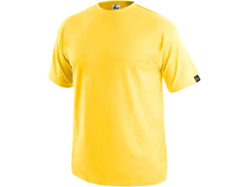 Tričko CXS DANIEL, krátký rukáv, žluté_(1)
