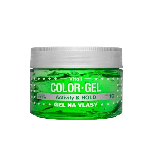 Color gel na vlasy zelený Kopřiva 190ml