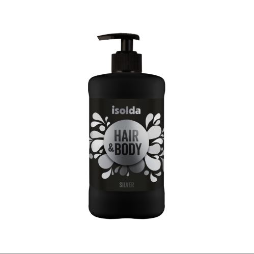 ISOLDA Silver hair&body 400ml, krémový tělový a vlasový šampon
