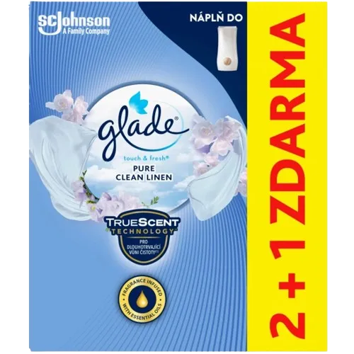 Glade touch fresh náplň 2+1 pure clean linen