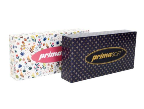 Kapesníčky v krabičce PrimaSoft 100ks, 2vrstvé, celulóza