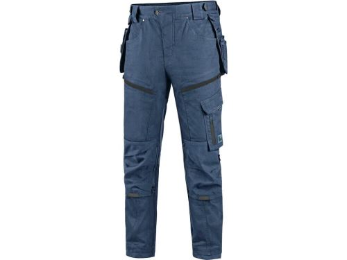 Kalhoty CXS LEONIS, pánské, modré s černými doplňky, vel. 60