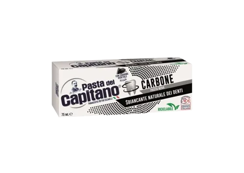 PASTA DEL CAPITANO ZUBNÍ PASTA - CHARCOAL 75 ML