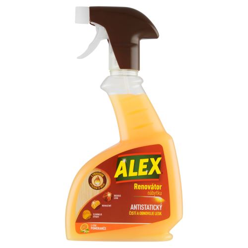 ALEX renovátor nábytku antistatický sprej 375ml Pomeranč