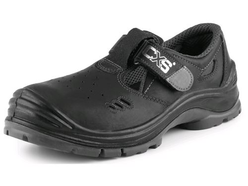Obuv sandál CXS SAFETY STEEL COPPER O1, černý