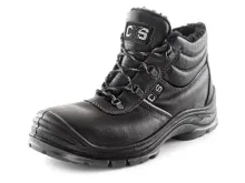 Obuv kotníková CXS SAFETY STEEL NICKEL S3, zimní, černá
