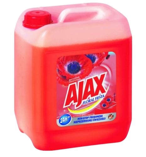 AJAX červený 5l na podlahy, univerzální prostředek