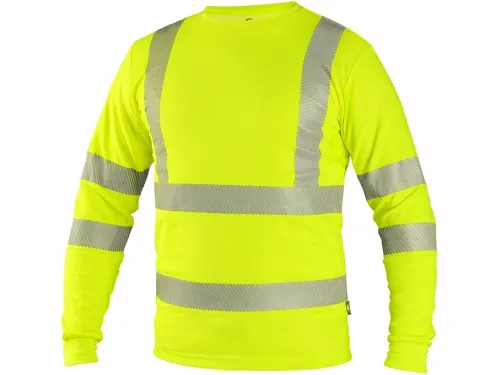 Tričko CXS OLDHAM, dlouhý rukáv, výstražné, pánské, žluté_(1)