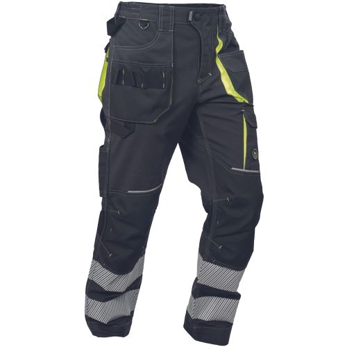 SHELDON RFLX kalhoty antracit/žlutá 58