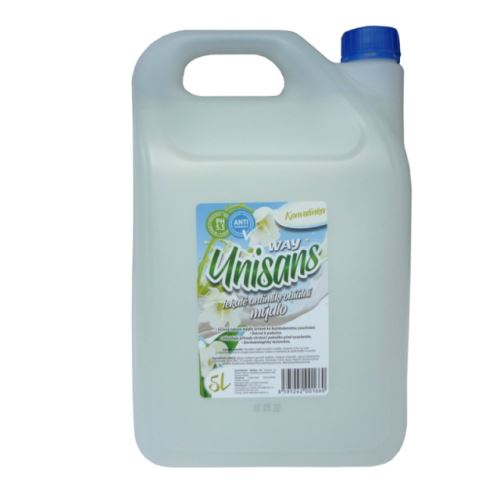 Unisans tekuté mýdlo 5l Konvalinka antibakteriální Ph 5,5