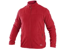 Mikina CXS GRANBY, pánská, fleece, červená_(1)
