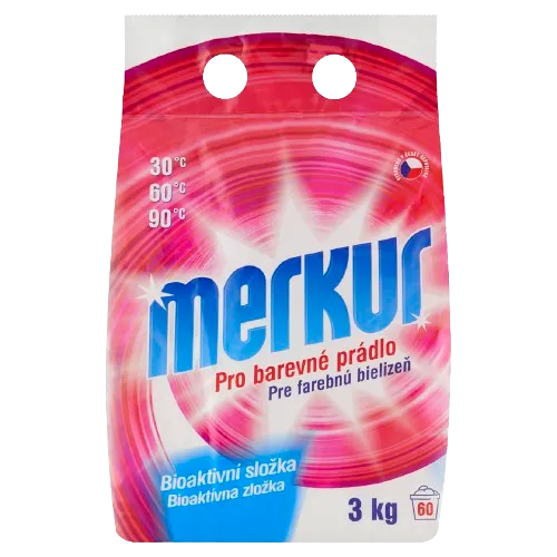 Merkur prací prášek pro barevné prádlo 3kg/60PD
