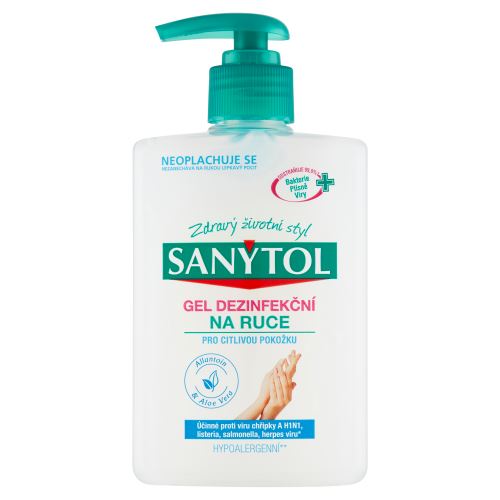 SANYTOL dezinfekční gel sensitive 250ml
