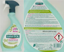 SANYTOL Dezinfekce 94% rostlinného původu sprej 500ml 2