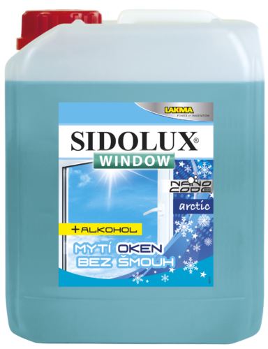 SIDOLUX  WINDOW NANO CODE - ARCTIC- čistič oken s NANO technologií, 5l