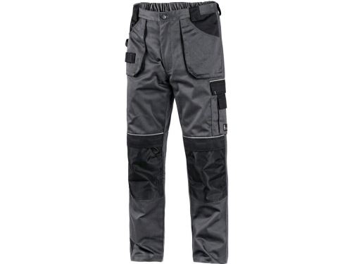 Kalhoty do pasu CXS ORION TEODOR, 170-176cm, pánské, šedo-černé