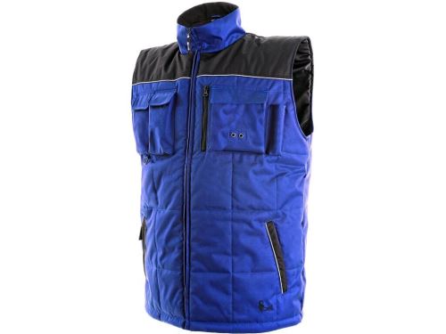 Pánská zimní vesta SEATTLE, modro-černá, vel. 3XL