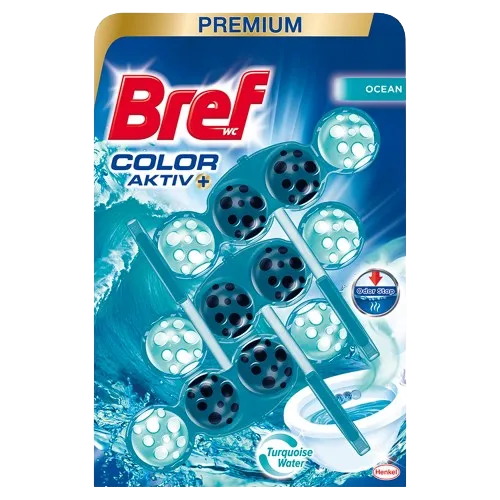Bref WC PREMIUM Color aktiv 3x50g Ocean závěs 