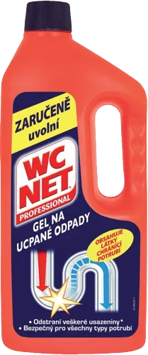 WC NET Professional gelový čistič odpadů 1l
